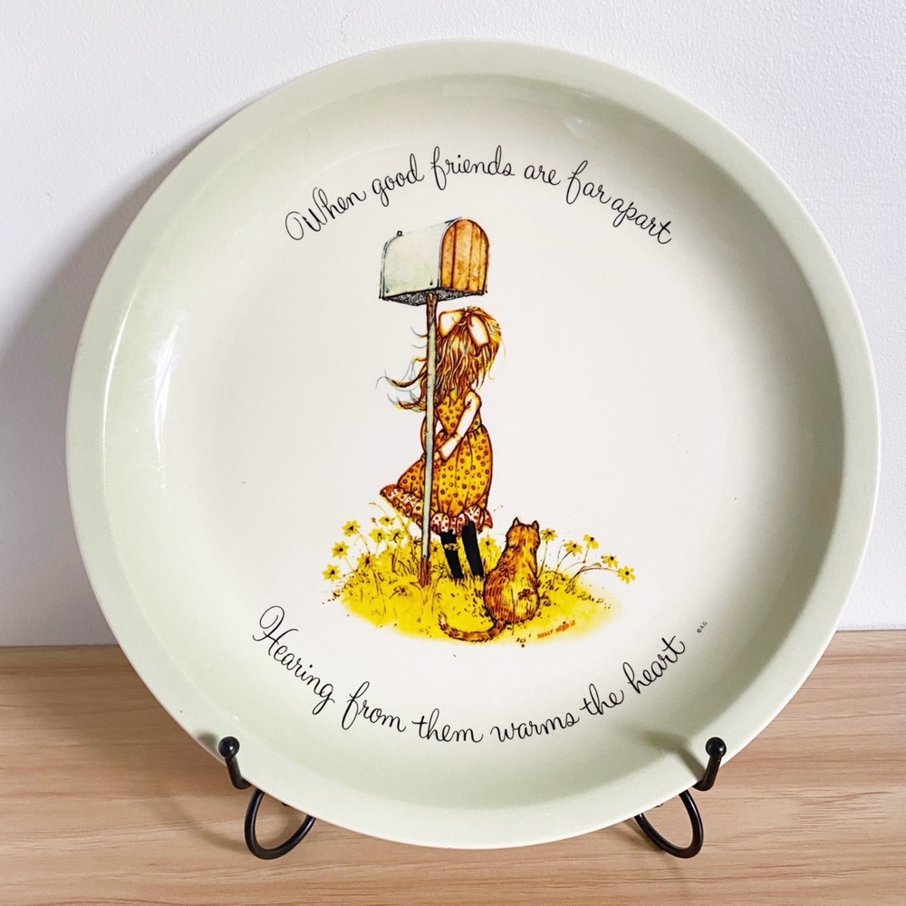 Vintage Holly Hobbie Plate